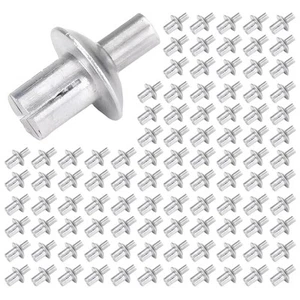 50/100pcs Aluminum Alloy Drive Rivets Hammer Drive Expansion Nail Head Piercing - Picture 1 of 11