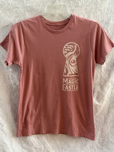 Camiseta juvenil THE MAGIC CASTLE Academy of Magical Arts~GRANDE~S/S algodón ROSA - Imagen 1 de 5