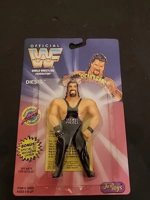 Diesel Bend-Ems WWF 1994 Just Toys 5" De colección NUEVO SELLADO Justoys 12629 Foto 1 de 3