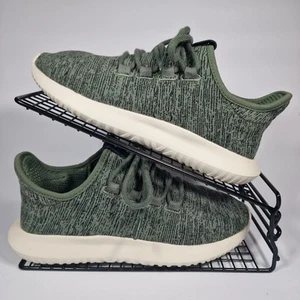 Adidas Tubular Shadow Trainers Mens Size 5.5 Khaki Green Gym Active Shoes - Picture 1 of 18