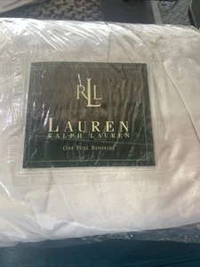 Ralph Lauren White Bedskirt Ruffles Full New - Picture 1 of 3
