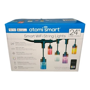 Cadena de luces de color Atomi Smart Wi-Fi control de 24 pies con teléfonos inteligentes abiertos ✅️ - Imagen 1 de 5