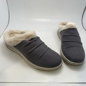 Clarks Cloudsteppers Breeze Willow Dark Gray Clogs Women's Size 10 - Picture 1 of 13