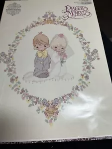 Precious Moments Wedding Cross Stitch Pattern Book - Picture 1 of 10