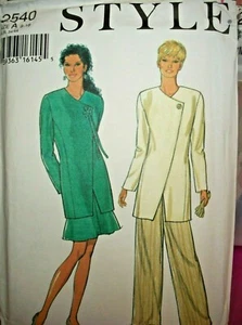 Miss Style 2540 Pattern Jacket Skirt Pants UNCUT Size 8-10-12-14-16-18 OOP 1994 - Picture 1 of 2