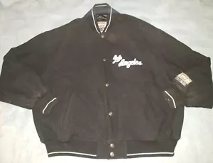 Los Angeles Lakers Hardwood Classics G-III Carl Banks Jacket Black Varsity XXXL - Picture 1 of 7