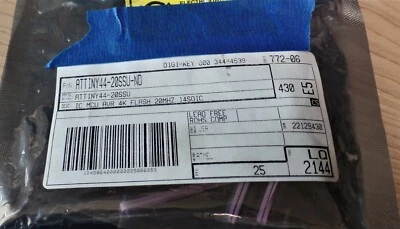 Lote de 10 - NOS - Microhip - AVR - Microcontrolador ATTiny44-20SSU - No PRC Foto 1 de 2