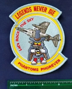 US AIR FORCE F-4 PHANTOM II PILOT Legends Never Die MILITARY PATCH - Picture 1 of 4