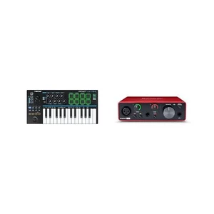 Nektar Impact LX Mini USB MIDI Controller Keyboard Bundle with Focusrite Scar... - Picture 1 of 7