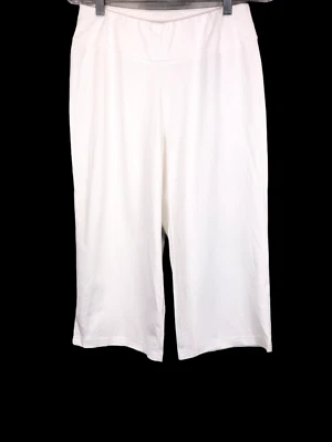 Bob Mackie's 女式拉式针织斜纹高乔裤纯色白色 X-小号  — 第 1/2 张图片