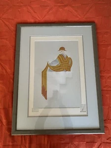 ERTE Titled "Resting" Vintage Lithograph Signed Framed ED 210/300 - Picture 1 of 8