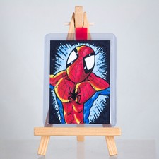 1 of 1! Extremely Rare Sketch Card of Spider-Man by Dante H Guerra! Very Hot!!!