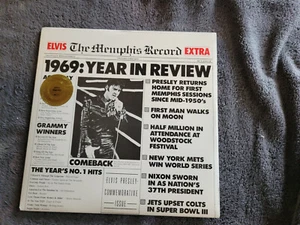 ELVIS PRESLEY THE MEMPHIS RECORD 2LP INSERT RCA - Picture 1 of 8