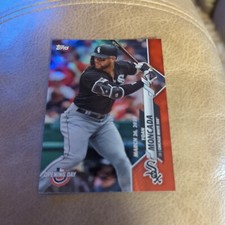 2020 Topps Opening Day Yoan Moncada #118 Red Foil Parallel Chicago White Sox 
