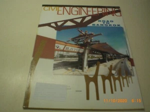 Civil Engineering Road To Bangkok Vintage Magazine Back Issue - Imagen 1 de 3