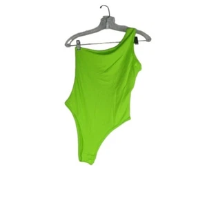 Body monospalla costume da bagno donna taglia media verde elasticizzato - Foto 1 di 9