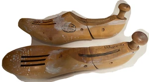 Wood Shoe Tree Forms Stanton-Tree McNichol & Taylor Sz 8AA Gimbel Bros NY - Picture 1 of 4