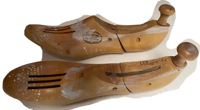 Wood Shoe Tree Forms Stanton-Tree McNichol & Taylor Sz 8AA Gimbel Bros NY - Image 1 of 4