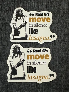 Menge (2) Lil Wayne 2" x 2 1/2" Lasagne Logo AUFKLEBER schnell! KOSTENLOSER VERSAND! Weezy - Bild 1 von 1