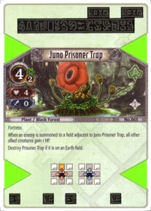 1x Juno Prisoner Trap EOJ SET1 #065 PS3 Eye Of Judgment inglés casi nuevo/sin usar en excelente estado - Imagen 1 de 1