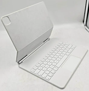 12.9" Genuine Apple Magic Keyboard Folio Case for iPad Pro 3/4/5/6th Gen - White - Photo 1/3