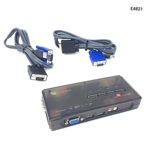 Avocent 4SV120BND1 SwitchView Secure KVM 4-Port Switch With Cables E4821 - Afbeelding 1 van 10