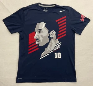 RARE Nike Mens Kobe Bryant USA T-Shirt 2012 Olympics Navy Size L NEW WITHOUT TAG - Picture 1 of 12