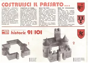 GRATIS immagini catalogo Plastic City Italocremona Historic istruzioni castello - Foto 1 di 8