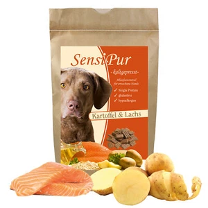 Schecker Trockenfutter - SensiPur - Kartoffel & Lachs - hypoallergen - 12 kg - Bild 1 von 6