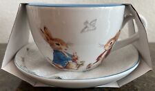 The World of Peter Rabbit Flopsy, Mopsy Teacup With Saucer Set Beatrix Potter