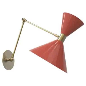 Large Scale 'Monarch' Articulated Wall Mount Lamp in Bronze, - Picture 1 of 11