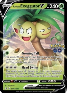 Pokemon GO Alolan Exeggutor V SWSH225 Schwert & Schild Holo Black Star Promo NM - Bild 1 von 1
