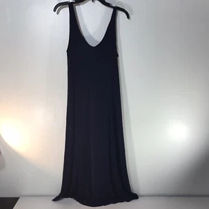 Lauren Ralph Lauren Petite Navy X-Soft Sleeveless Maxi Dress Womens Size P/M - Picture 1 of 4