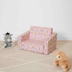 Kids Sofa With Flip Out Design Portable For Comfortable Lounging Bed - Picture 1 of 4