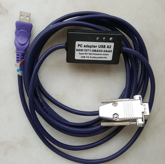 SIEMEN-S S7 200 300 400 MPI ProfiBus DP PPI for Siemens PLC 6GK1571-0BA00-0AA0 USB cable