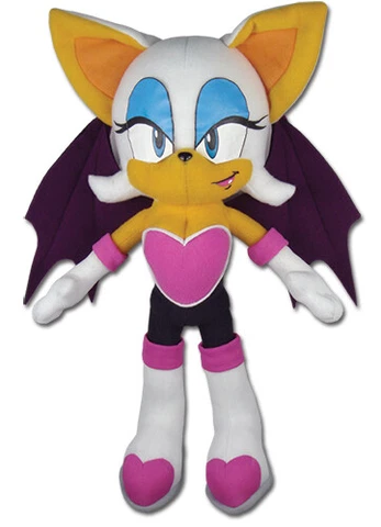 Ships Fast GE Great Eastern Sonic the Hedgehog 12" Rouge the Bat Plush Cover