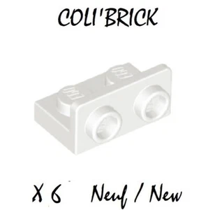 Lego 99780 - 6x Support / Bracket 1x2 - 1x2 inverted - Blanc / White - New Neuf - Picture 1 of 1