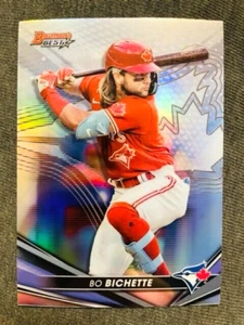 Tarjeta paralela refractor Bo Bichette 2022 Bowman's Best #16 como nueva - Imagen 1 de 2