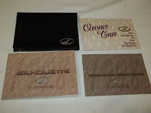 1998 OLDSMOBILE SILHOUETTE OWNER MANUAL 4/PC.SET&BLACK OLDSMOBILE FACTORY CASE - Picture 1 of 2