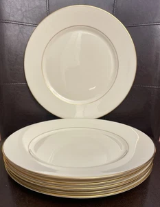 Set of 6 Lenox HAYWORTH Cosmopolitan Collection Dinner Plates 10 3/4” USA - Picture 1 of 13