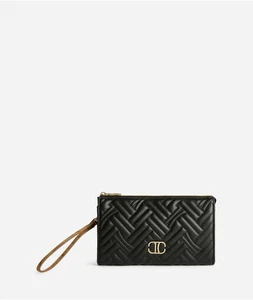 Borsa ALVIERO MARTINI 1 CLASSE 1C Matelassé clutch Nera POCHETTE INVERNO 2025 - Imagen 1 de 4