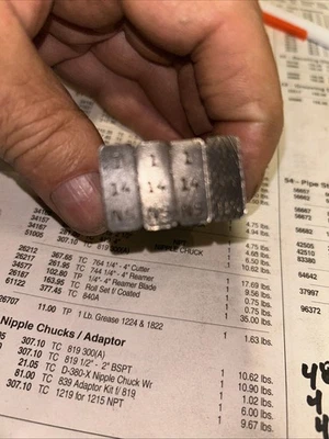 RIDGID 500B 49305 RH 1"- 14 NS HS Bolt Dies Set RIGHT HAND,531,532,541,542 - Image 1 of 4