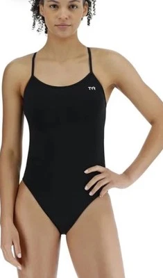 Traje de baño TYR para mujer talla 22 DuraFast de una pieza negro rendimiento NUEVO CON ETIQUETAS  Foto 1 de 4
