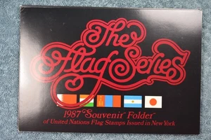 1987 Flaggen Erinnerungsmappe mit Briefmarken postfrisch - Bild 1 von 1