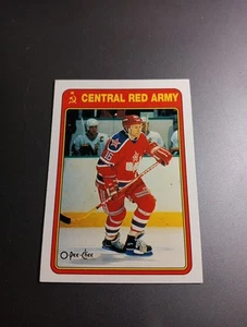 Vladimir Konstantinov Central Red Army 21R 1990 O-Pee-Chee - Picture 1 of 2