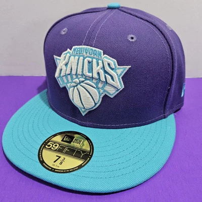 NEW NBA New York Knicks New Era Vice 59FIFTY Fitted Hat Size 7 3/8 Basketball  - Image 1 of 4