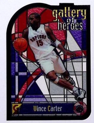 1999-00 Topps Gallery Gallery of Heroes #GH4 Vince Carter Toronto Raptors - Image 1 of 2