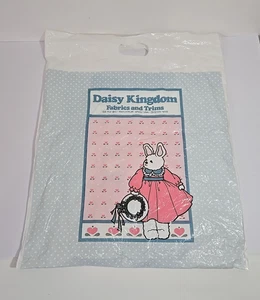 Vintage Daisy Kingdom Fabrics & Trims Plastic Bag With Handle Holes 21"H x 17"W - Picture 1 of 8
