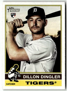 2025 Topps Heritage MLB Baseball Series 1 No. 130 Dillon Dingler Rookie - Bild 1 von 2