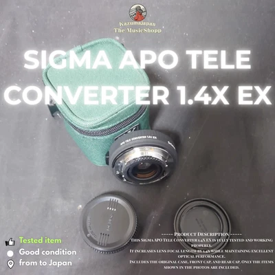 Sigma APO Tele Converter 1.4X EX for DSLR Lenses with Case Tested - Image 1 of 4